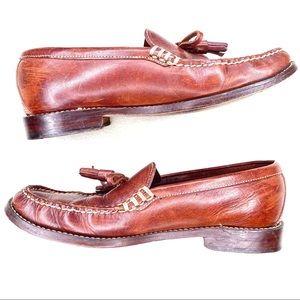 Cole Haan Burnt Bridle Leather Kriss F6337 Flats